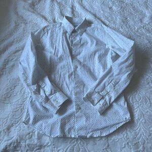 Calvin Klein CK AOP Button Down Shirt sz 12
